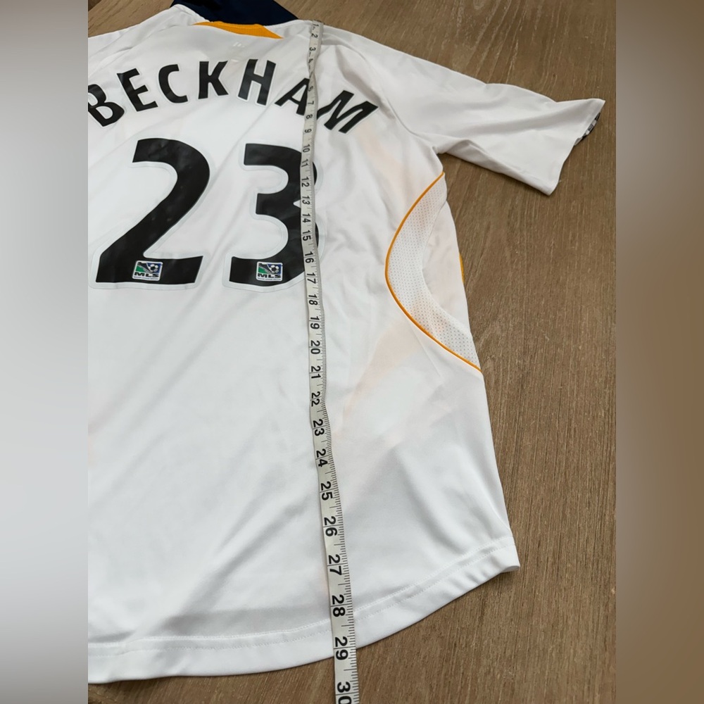 LA Galaxy Beckham Small #23 Jersey Men's
Adidas MLS Herbalife White Navy - Picture 7 of 8